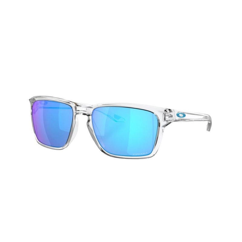 Oakley Sylas Sunglasses|Polished Clear|PRIZM Sapphire