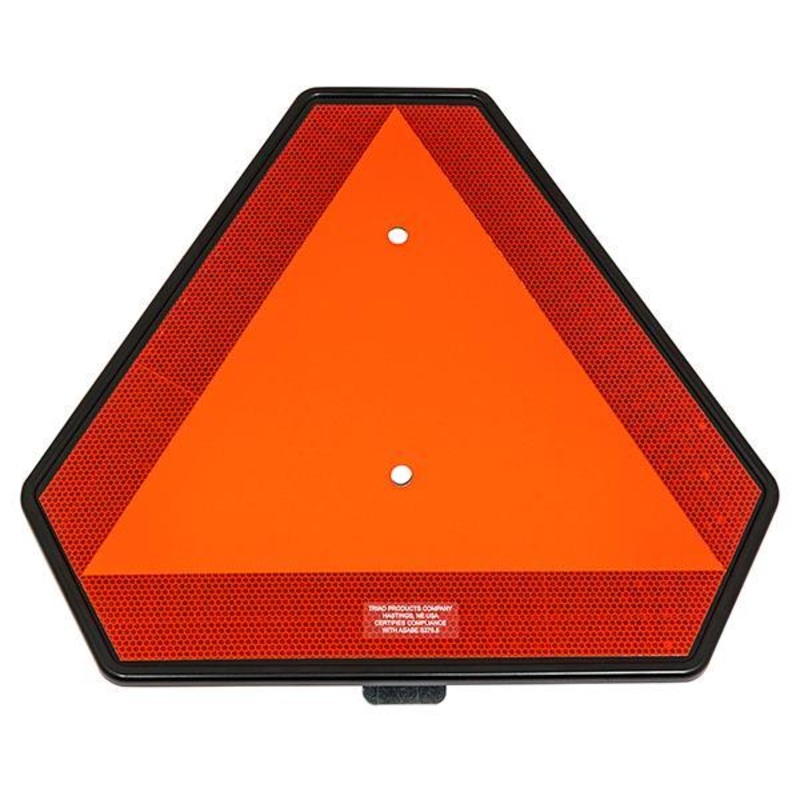 Plastic Slow Moving Vehicle Triangle – 12 Pack PN# 135101