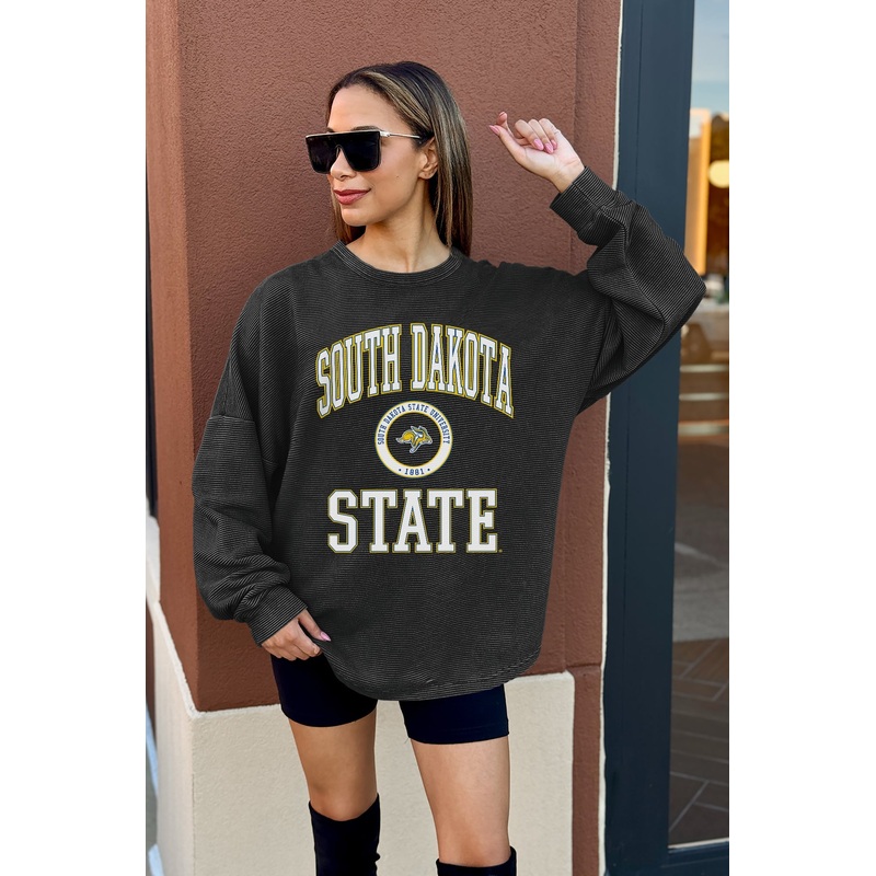SOUTH DAKOTA STATE JACKRABBITS RELENTLESS VINTAGE WASH CORDED PULLOVER