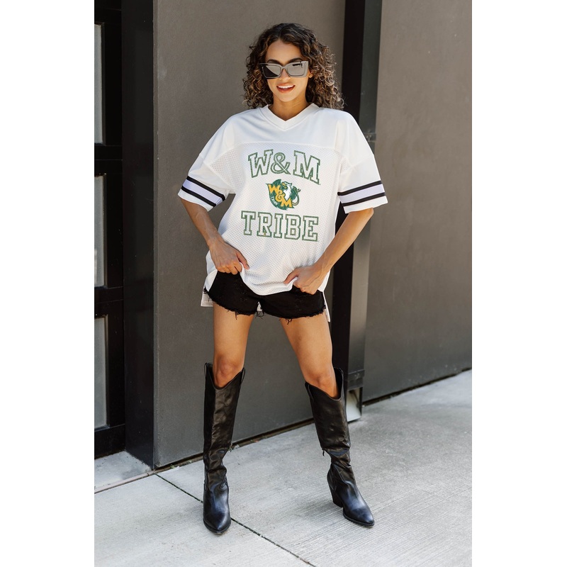 WILLIAM & MARY TRIBE A Step Ahead Oversized Jersey