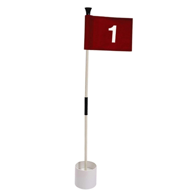 Golf Putting Green Flag and Hole Cup Golf Flag Hole Cup Set Gifts Backyard