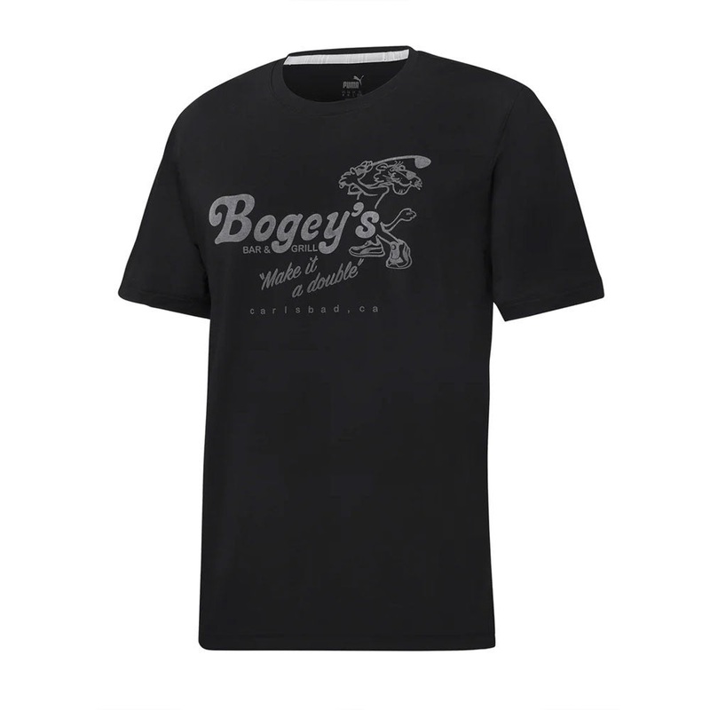 Puma Cloudspun Bogeys Tee|Black|Quiet Shade Heather|Small|Medium|Large|X-Large|XX-Large|XXX-Large