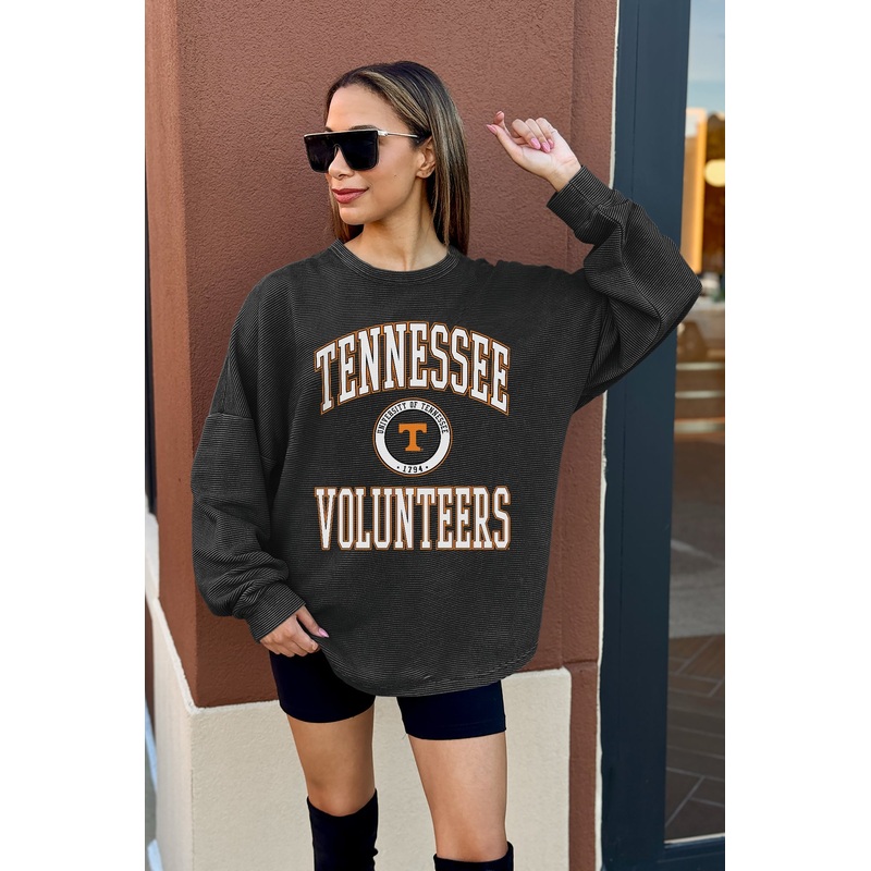TENNESSEE VOLUNTEERS RELENTLESS VINTAGE WASH CORDED PULLOVER