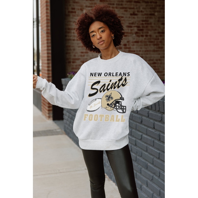 NEW ORLEANS SAINTS HOME TURF PREMIUM FLEECE CREWNECK PULLOVER