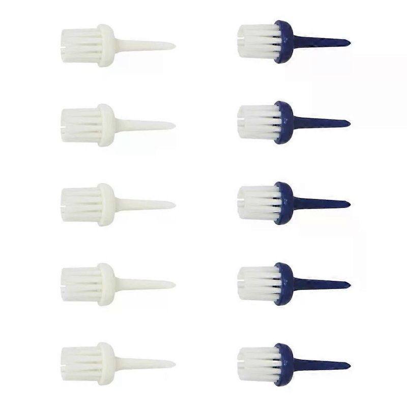Golf Brush Tees, 10pcs 52mm Pro Driver Training Supplies, Golf Practice Accessories