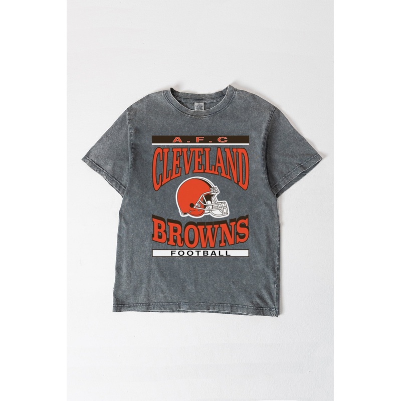 CLEVELAND BROWNS CLASSIC GRIND WASHED RELAXED FIT TEE
