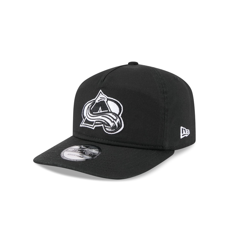 Colorado Avalanche Black and White 19TWENTY Snapback Hat