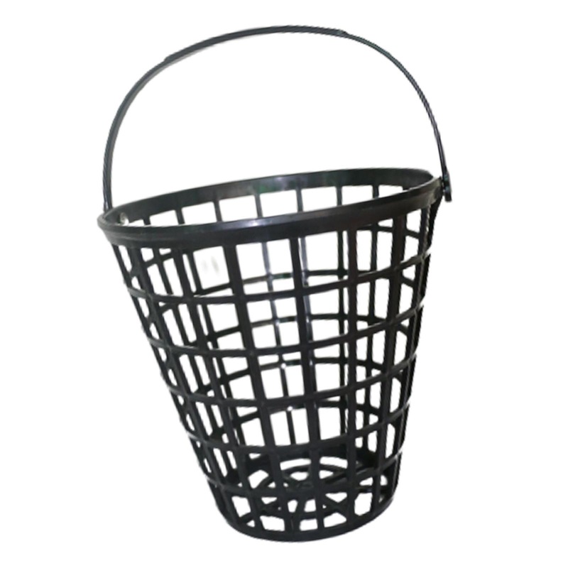 Golf Range Bucket Carrier Golf Ball Holder Portable Display Golf Ball Basket 25.5×25.5×14.3cm