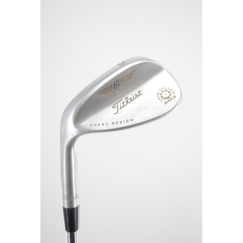 Lefty Titleist Vokey SM4 Tour Chrome 52 Degree Wedge Wedge Flex 35.5