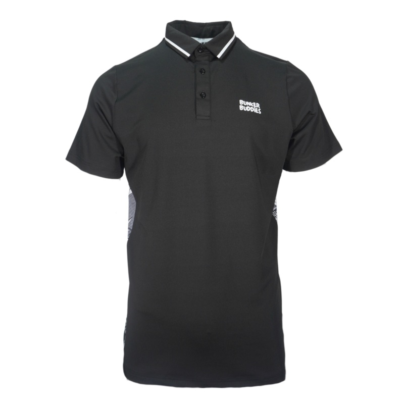 MIDNIGHT JUNGLE POLO|Black|S|M|L|XL|XXL