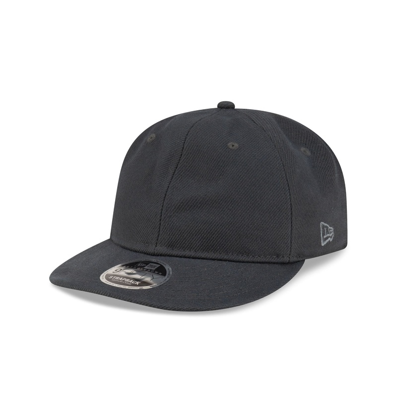 New Era Heavy Twill Dark Gray Retro Crown 9FIFTY Strapback