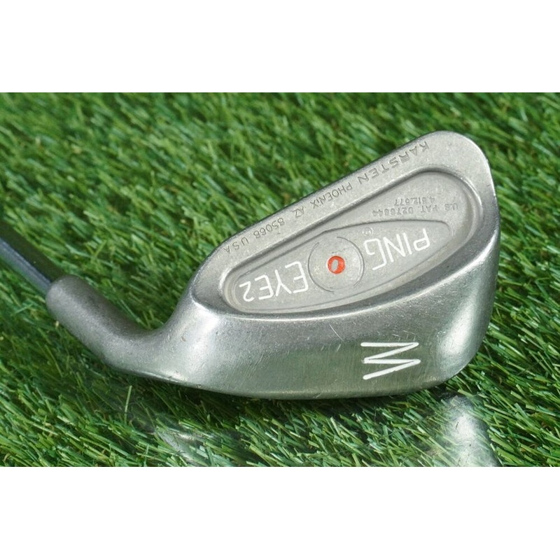 PING EYE 2 RED DOT PITCHING WEDGE KARSTEN ZZ LITE STIFF FLEX RH W/ JUMBO GRIP
