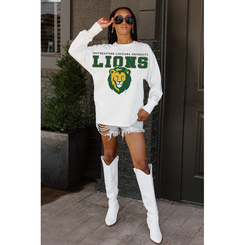 SOUTHEASTERN LOUISIANA LIONS Big Goals Oversized Pullover