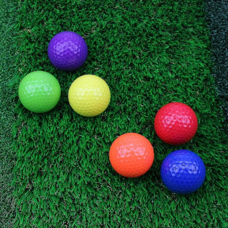 12pcs Mixed Colored Golf Ball, Driving Range Golf Balls,golf Practice Ball, Random Color-