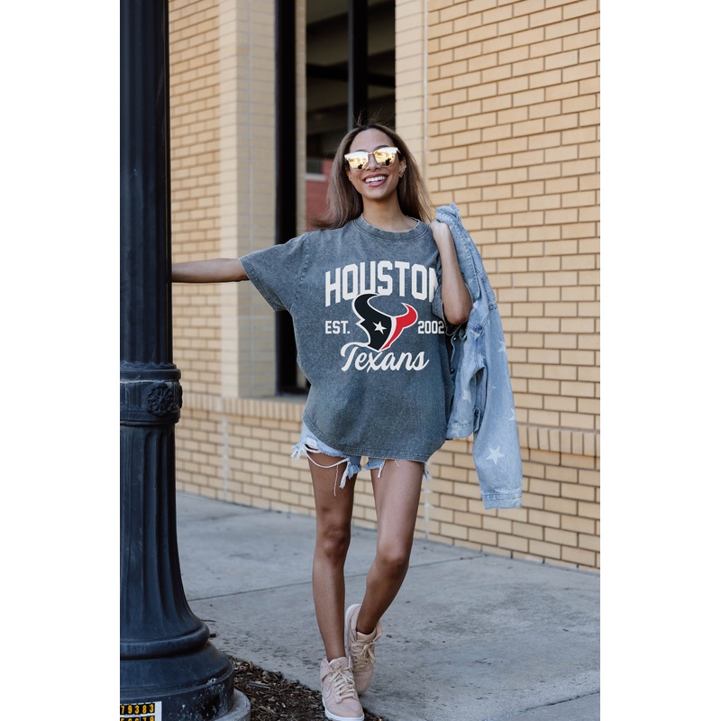HOUSTON TEXANS Tackle Titan Oversized Crewneck Tee