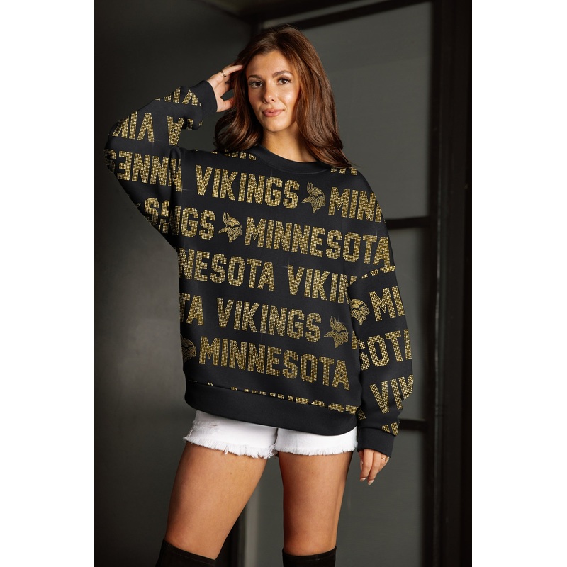 MINNESOTA VIKINGS HYPE ERA PREMIUM DROP SHOULDER PULLOVER