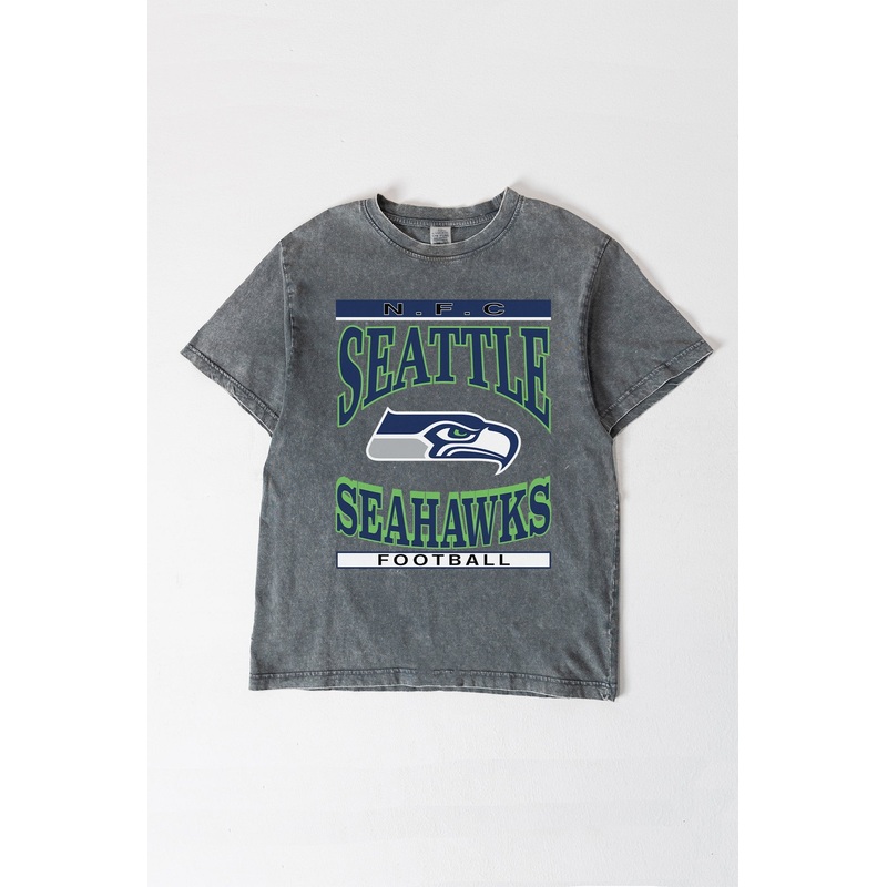SEATTLE SEAHAWKS CLASSIC GRIND WASHED RELAXED FIT TEE