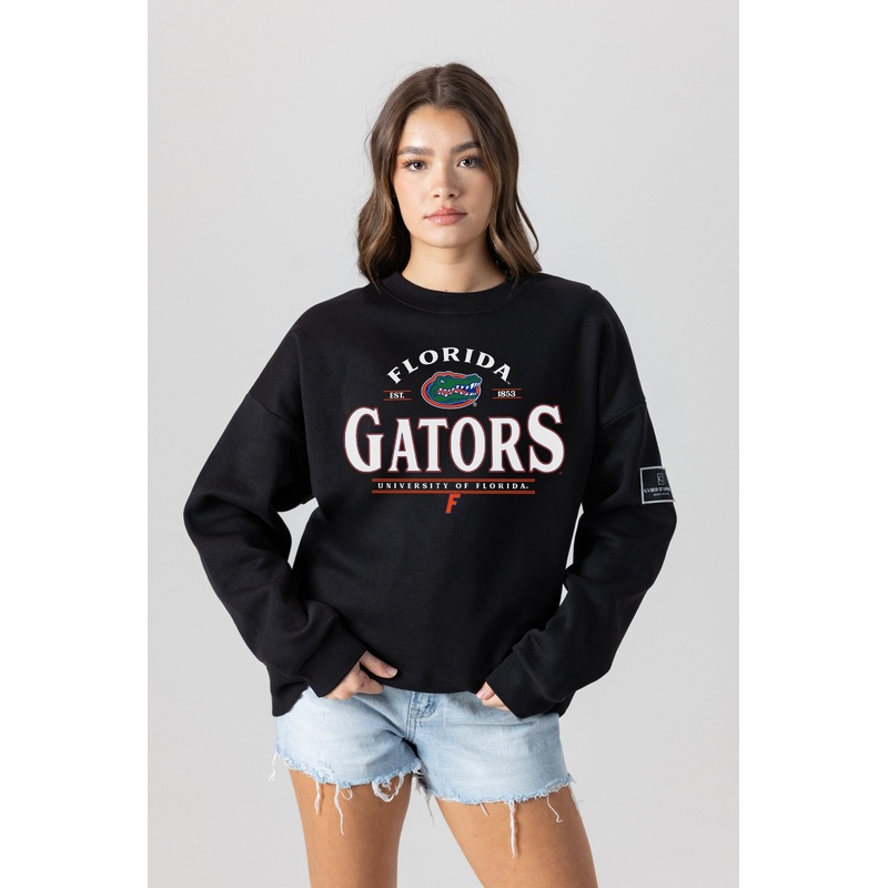 FLORIDA GATORS Players Only Fleece Drop-Shoulder Crew