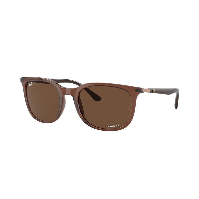 Ray-Ban RB4386 – Transparent Brown/Polarized Brown Chromance