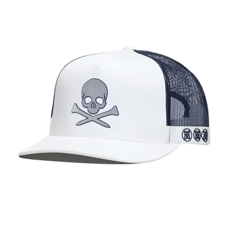 G/Fore Silicone Skull & Tees Trucker Golf Hat