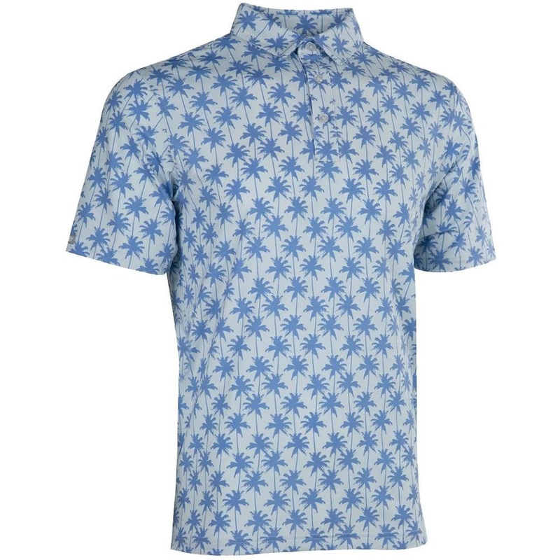 Straight Down Palms Golf Polo|Provence|Small|Medium|Large|X-Large|XX-Large